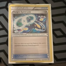 Pokémon Kyogre Spirit Link Regular Trainer Card XY Primal Clash 132/160 Uncommon