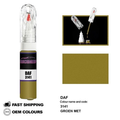 FÜR DAF GROEN MET 3141 Touch Up Lackstift Pinsel Fix Kit Kratzer Chip Set
