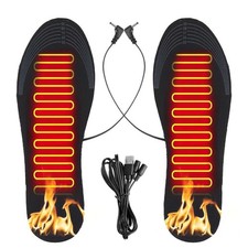 USB Electric Heated Shoe Insoles Warm Feet Heater Winter Warmer Foot Pads New