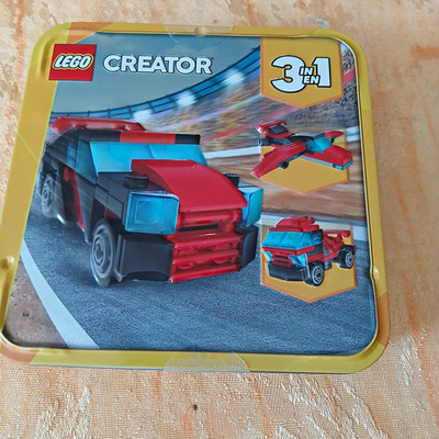 LEGO Creator 3-in-1 Blechdose Metall, 76 Teile, ab 6+, 2D001188
