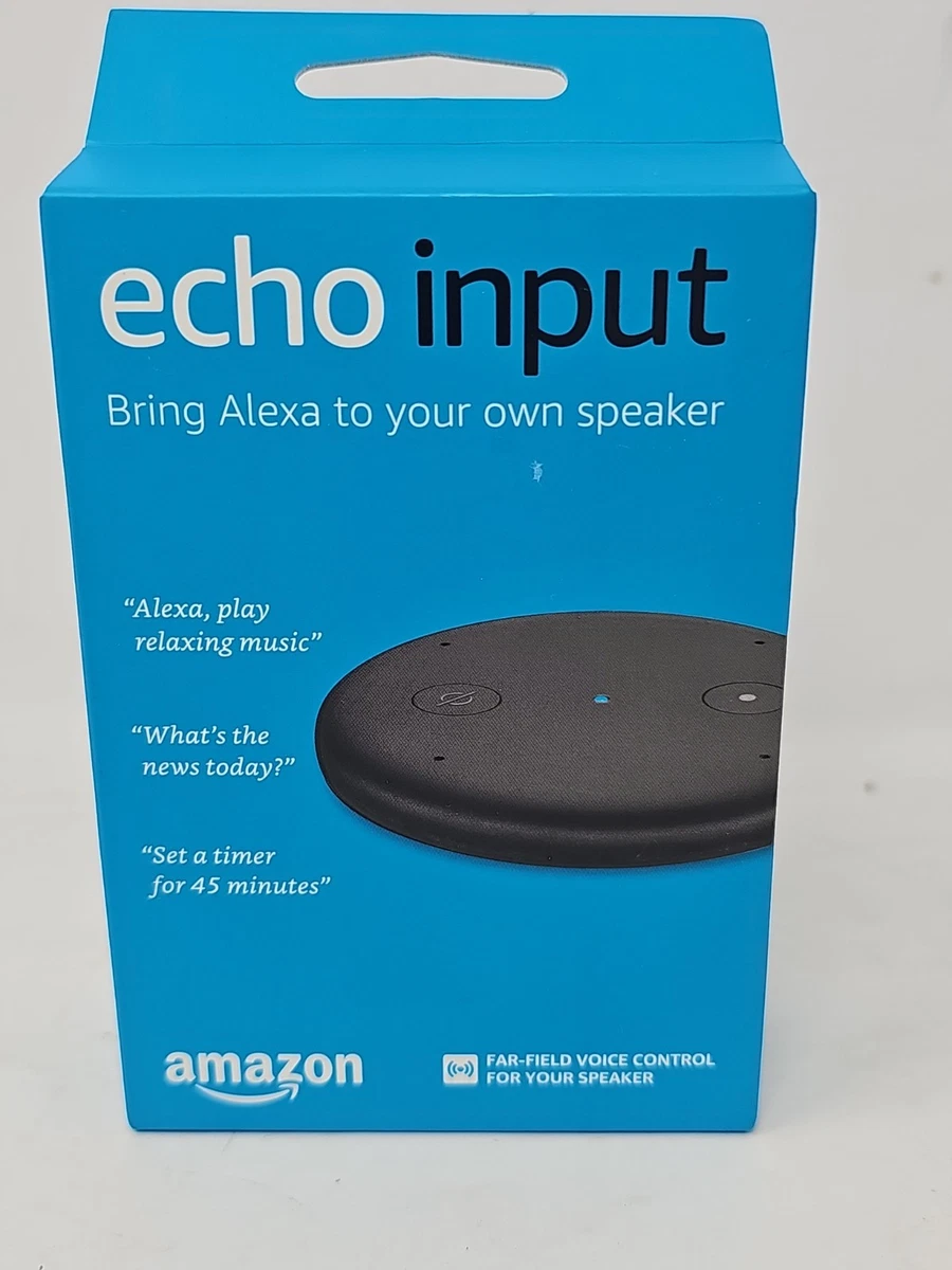 希少 廃盤 新品 未使用Amazon echo input ブラック　アレクサ Amazon Echo Input Alexa Smart Speakers for sale | eBay