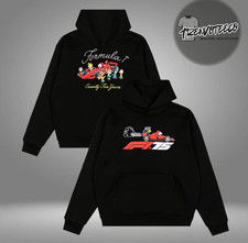 F1 X Snoopy Merch Peanut Pit Crew Two Sided Unisex Hoodie