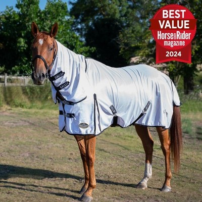 MESH FLY HORSE RUG Galop Classic Fixed Neck Fliegendecke Classic Combo