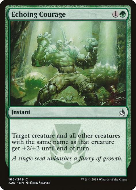 NM Echoing Courage, MTG, Masters 25, Magic the Gathering, 166 *AM