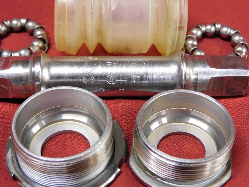 XLNT 1981 Shimano Dura-Ace EX BB-7200 1.37" x 24 English NJS 68-W Spindle 107 mm - Image 3 of 4