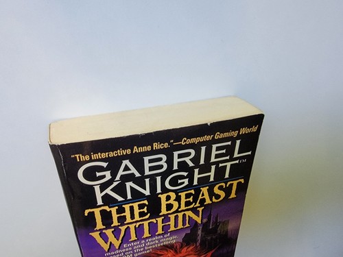 Gabriel Knight The Beast Within by Jane Jensen 1998 Video Game Adaptation RARE - Picture 3 of 6