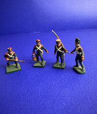 Hand Painted Napoleonic French Infantry Toy Soldiers x4 