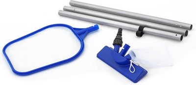 Bestway Flowclear  Poolpflege Basis-Set, mit Venturi-Sauger & Kescher, für