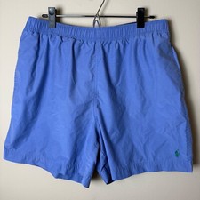 Vintage Ralph Lauren Polo Sport Swim Trunks Mens XL Extra Large Shorts Blue Mesh