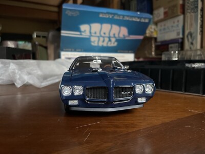 GMP 1/18 Scale Diecast 8047 - 1970 Pontiac GTO The Judge - Blue In