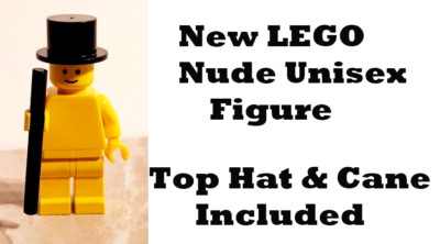 New LEGO Unisex Nude Minifigure Naked Dancer Bride Gift Bachelorette