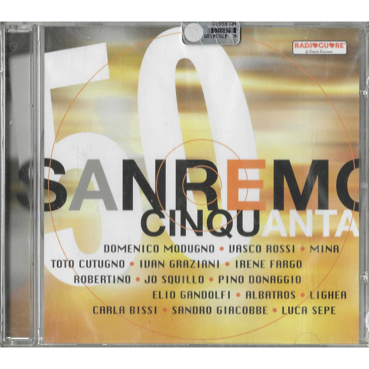 Various CD Sanremo Fifty / Carosello – 3006652 Sealed