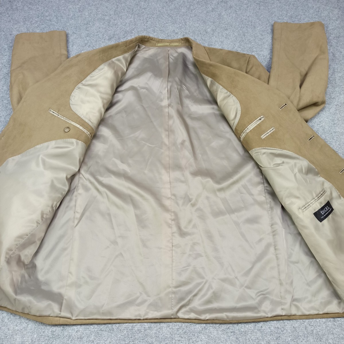 Blazer Digel Homme Beige Coton Extensible - Taille UE 54 (UK/US 44) - Mariage, Cérémonie
