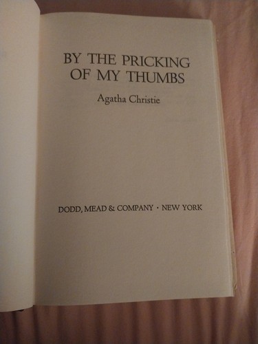 By the Pricking of My Thumbs by Agatha Christie (1968 Dodd Mead Book Club HC) - Bild 4 von 6