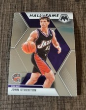2019-20 Panini Mosaic Hall of Fame John Stockton #293 HOF Utah Jazz