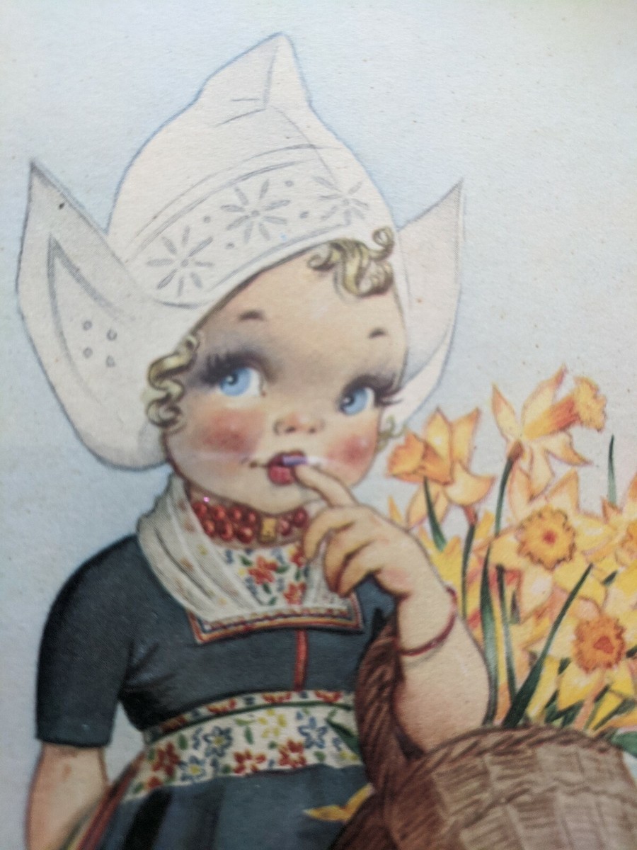 H. Nakayama 『Dutch 最新 Girls 』lithograph Little Dutch Girl