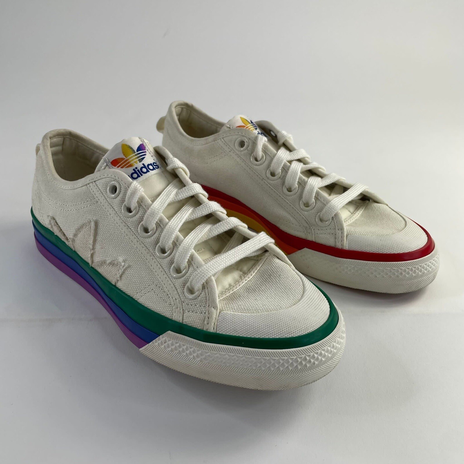 Suffocating cubic pension Adidas Originals Nizza Pride Shoe 6.5 Mens Love Unites LGBTQ Used Stained EF2319 | eBay Suffocating cubic pension Adidas Originals Nizza Pride Shoe 6.5 Mens Love Unites LGBTQ Used Stained EF2319 | eBay