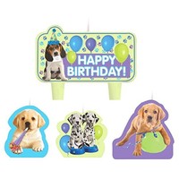 Party Time Party Pups Molded Mini Character Birthday Candle Set Pack Of 4 Mul... on sale Party Time Party Pups Molded Mini Character Birthday Candle Set Pack Of 4 Mul... on sale