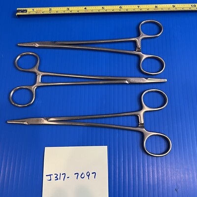 THD Needle Holding Forceps 8 inch lot of 3