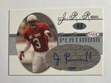 2005 SAGE Autographs Platinum #A39 J.R. Russell #17/50 Louisville Cardinals