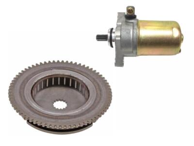 Anlasser E-Starter Freilauf Ritzel Set für CPI Keeway Generic 50ccm Roller