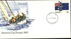 T3466 Australia 1983 America's Cup Triumph 30c PSE FDC Coburg cover