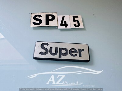 Alfa-Romeo Super Rear Logo Frieze