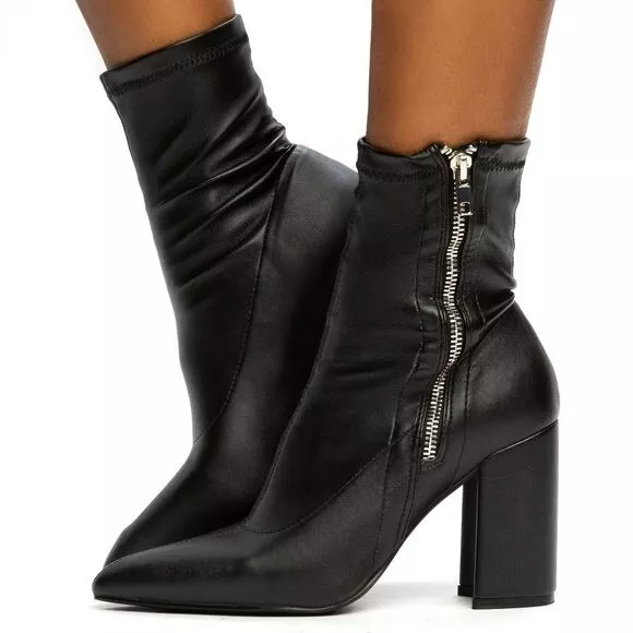Womens bootie store heels