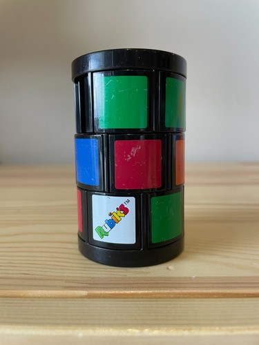 RARE McDonald's Rubik's Cube Decoder Cylinder Puzzle Toy Happy Meal ...