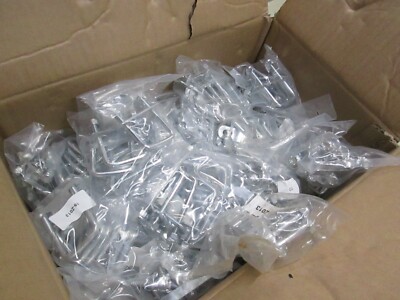 SQUARE U-BOLTS WITH FULL WASHER PLATE - 2 1/2'' x 2 1/2'' 6mm - LOT OF SIXTY
