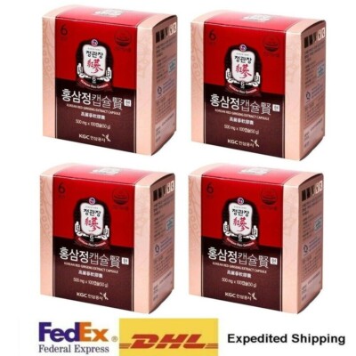 KGC Cheong Kwan Jang koreanischer roter Ginseng-Extrakt 6 Jahre 500 mg x 400 Tablette + Express