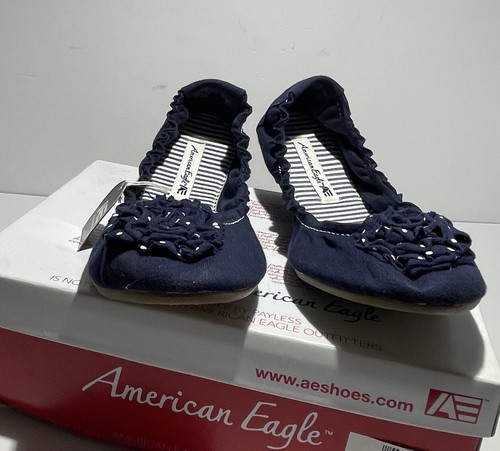 Women's American Eagle Brand Shoes ~ Style Eliza ~ size 9 ~ Navy ~ 75433-15 - Picture 10 of 11