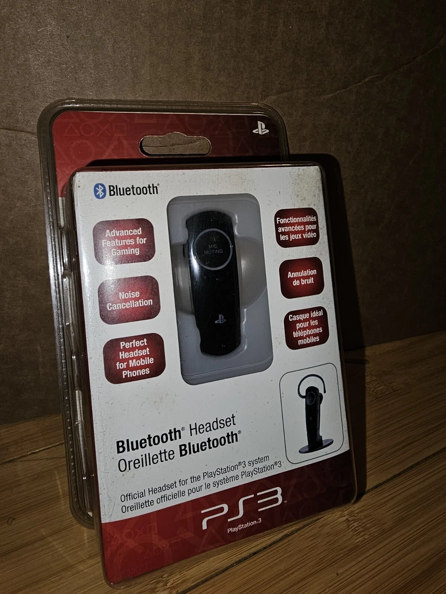 Oreillette Bluetooth PlayStation 3 – Noire – Neuf (ouvert) – Multi-console