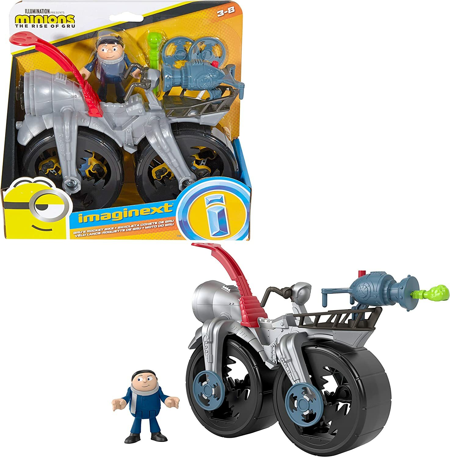 Fisher-Price Imaginext Minions Gru's Rocket Bike *Nu*