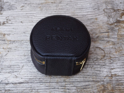 Asahi Pentax Leder Tasche für Objektiv etc. Hood Pouch, Case, Bag