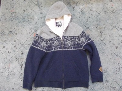north face wool hoodie