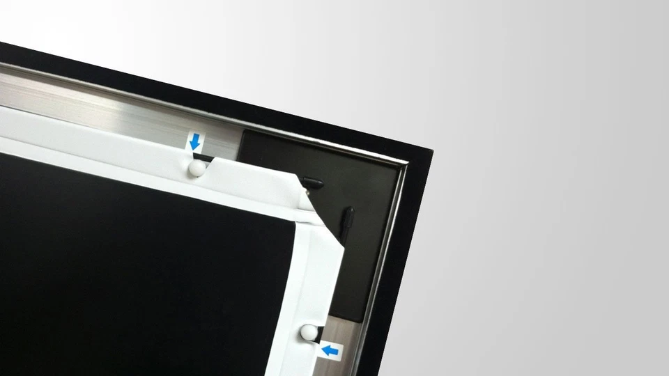 Silver Ticket Products Fixed Frame Projection Screen 16:9 4K HDTV Movie Theater - Image 3 of 4