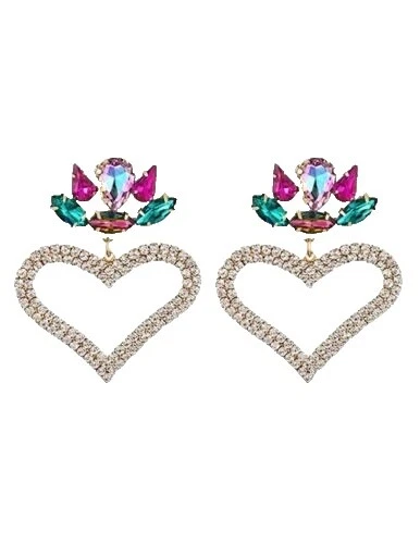 Heart Chandelier Fashion Earrings