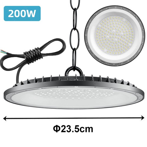 UFO LED iluminación de nave foco de techo lámpara de taller lámpara industrial lámpara - Imagen 12 de 14