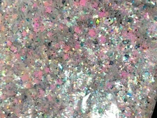 Solvent Resistant Glitter Mix love pink acrylic gel nail spring love US Seller