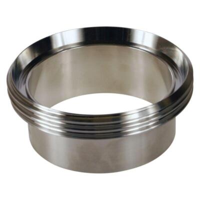 DIN Welding Male | 4 inch (100mm) Sanitary SS304 (2 Pack)