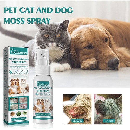 Pet Wound Spray Moss Spray Promote Healing Itch Relief Hot For Cat&DogNice K8Q5