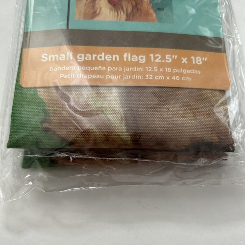 Happy Day Dog Rain or Shine Yard/Garden Flag 12.5" x 18" NEW Fade Resistant - Picture 5 of 5