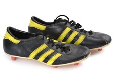 ADIDAS VINTAGE WEST GERMANY SOCCER BOOTS 1980'S SIZE US 6
