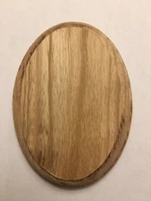 OAK Oval Rosette (stair Parts) 5-1/2”x 4”x 3/4”