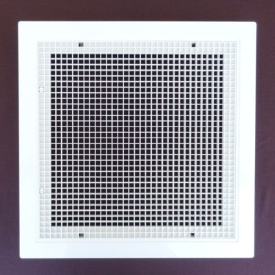 American Louver Stratus STR-ERFG-W Eggcrate Return Filter Grille No Neck