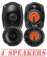 JBL Stage2 3-Way Coax Car - Truck Door speakers 420 Watts 6x9" + 240 Watts 6.5"