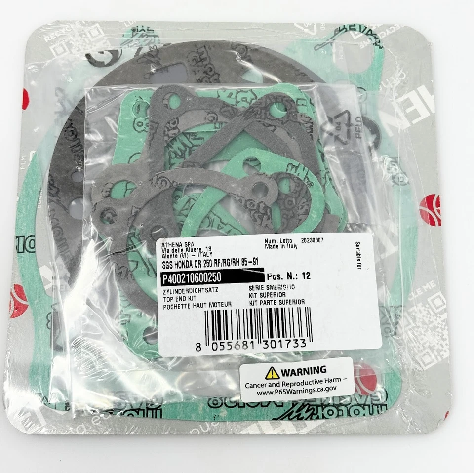 Athena - P400210600250 - Top End Gasket Kit For Honda CR250R 1985-1991 - Image 2 of 2