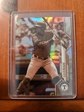 2020 Topps Chrome Ronald Guzman Sepia Refractor #129 Rangers Texas