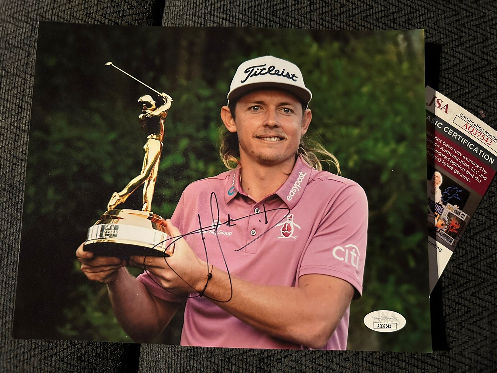 Cameron Cam Smith Liv Golf Signed 8 X 10 Photo JSA Authenticated COA PGA Tour 